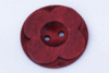 Hoooked Flower Button Red